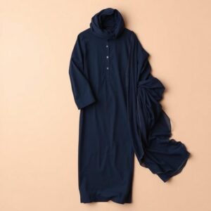 নেভি ব্লু এলিগ্যান্ট থ্রি-পিস